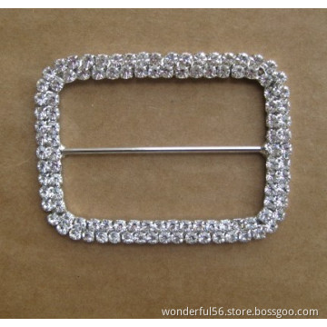 fancy rhinestone buckle slider